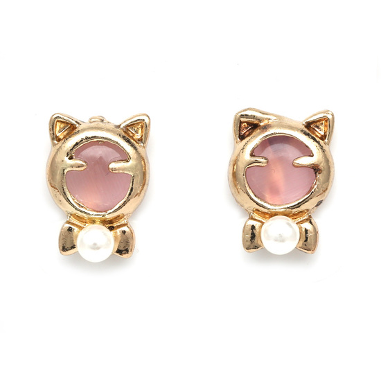 Cats with pink Cat-eye simulant